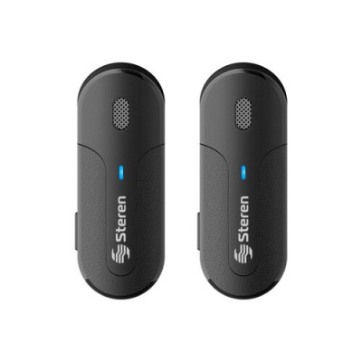 Micrófono Steren MIC-9050 - Inalámbrico - USB-C - 2 Piezas - MIC-9050