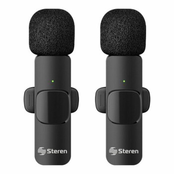 Micrófono Steren MOV-029 - Inalámbrico - USB-C - 2 Piezas - MOV-029