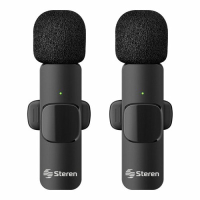 Micrófono Steren MOV-029 - Inalámbrico - USB-C - 2 Piezas - MOV-029