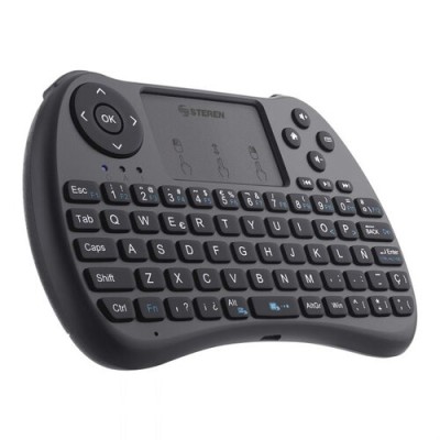 Control Remoto Steren RM-325 - Teclado QWERTY - Negro - RM-325