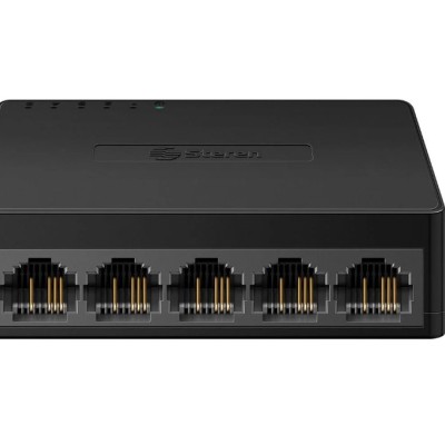 Switch Steren SWI-005 - Fast Ethernet - 5 Puertos - SWI-005