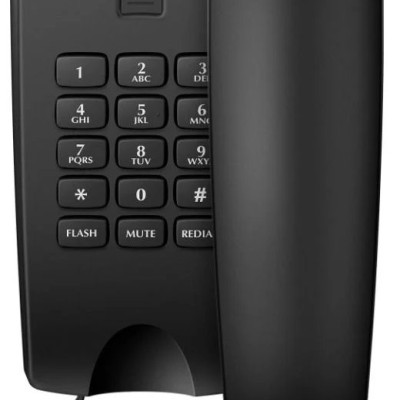 Teléfono Steren TEL-009NE - Alámbrico - Negro - TEL-009NE