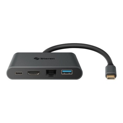 Docking Station Steren USB-5290 - HDMI/USB/USB-C/RJ-45 - USB-5290