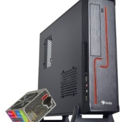 Gabinete Stylos Keelan - Mini Torre - Mini ITX - Fuente 550W - STGAKL1B