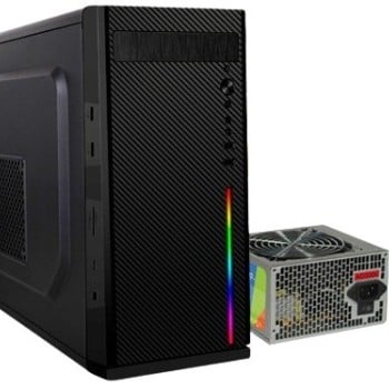 Gabinete Stylos Secai - Media Torre - Micro ATX/Mini ITX - Fuente 550W - STGASC1B