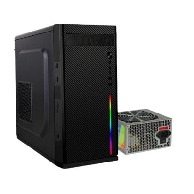 Gabinete Stylos Secai - Media Torre - Micro ATX/Mini ITX - Fuente 550W - STGASC1B