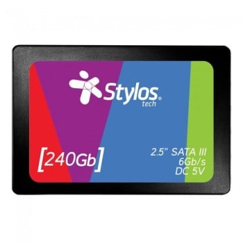 Disco SSD Stylos 240GB 2.5" SATA III STMSSD2B - Velocidad Lectura 520MB/s