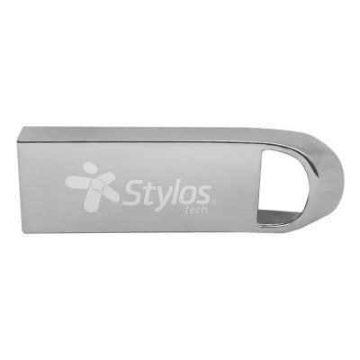 Memoria USB Stylos ST500 - 256GB - USB 2.0 - Plata - STMUS5256B