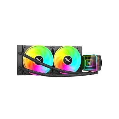 Enfriamiento Líquido XZeal XZ-412 - 2 Ventiladores - 2300 RPM - Negro - XZCO412B