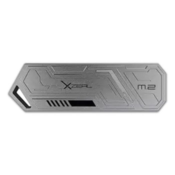 Gabinete para SSD XZeal ENCNV - Nvme M.2 - USB-C - Plata - XZENNV1G