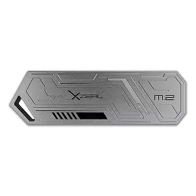 Gabinete para SSD XZeal ENCNV - Nvme M.2 - USB-C - Plata - XZENNV1G