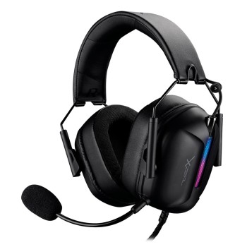 Diadema Gamer XZeal XZ-7010 - Alámbrico - Micrófono - Negro - RGB - XZHSALRGB1B