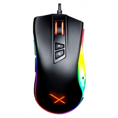 Mouse Gamer XZeal XZ900 - Óptico - 4000 DPI - 9 Botones - RGB - Negro - XZMX900S