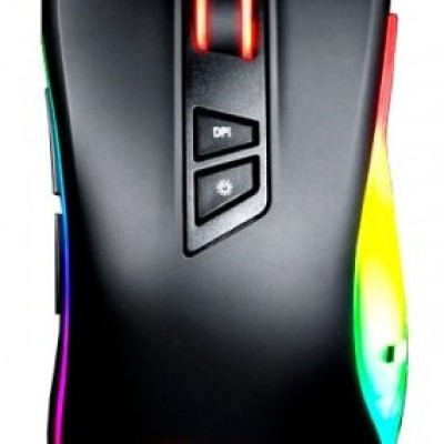 Mouse Gamer XZeal XZ900 - Óptico - 4000 DPI - 9 Botones - RGB - Negro - XZMX900S