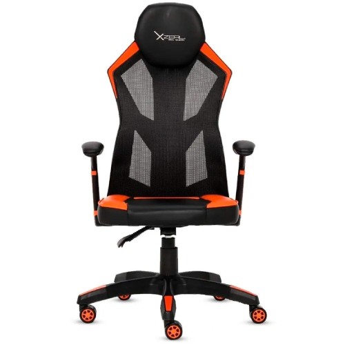 Silla Gamer XZeal XZ30 - Soporta 115kg - Negro con Naranja - Modelo XZSXZ30O
