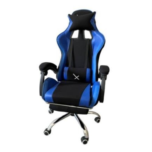 Silla Gamer XZeal XZ05-1 con Soporte 150Kg - Color Azul y Negro - Modelo XZSXZ52A