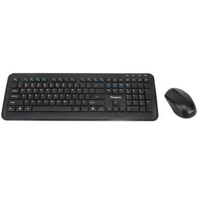 Kit de Teclado y Mouse Targus AKM610ES - Inalámbrico - USB - Negro - AKM610ES