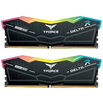 Memoria RAM TEAMGROUP T-FORCE Delta RGB - DDR5 - 32GB (2 x 16GB) - 5200MHz - DIMM - Para PC - FF3D532G5200HC40CDC01