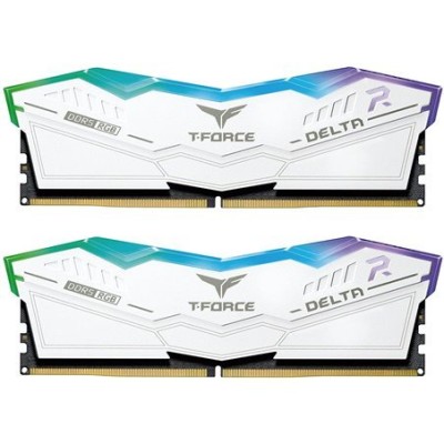 Memoria RAM TEAMGROUP T-Force Delta - DDR5 - 32GB (2x 16GB) - 6400MHz - DIMM - Para PC - FF4D532G6400HC40BDC01