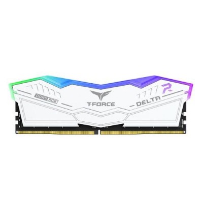 Memoria RAM TEAMGROUP T-Force DELTA RGB - DDR5 - 32GB (2x16GB) - 7200MHz - UDIMM - Blanco - Para PC - FF4D532G7200HC34ADC01