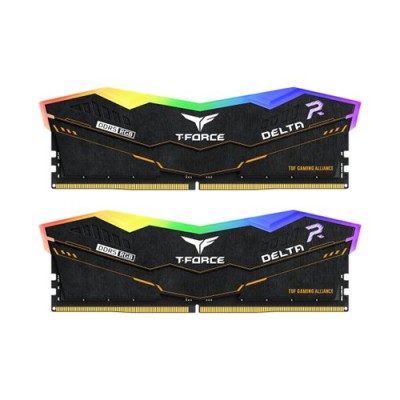 Memoria RAM TEAMGROUP T-Force DELTA TUF Gaming Alliance RGB - DDR5 - 64GB (2x32GB) - 6000MHz - UDIMM - Para PC - FF5D564G6000HC38ADC01