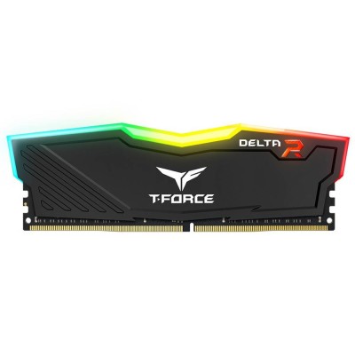 Memoria RAM TEAMGROUP T-Force Delta RGB - DDR4 - 8GB - 3200MHz - UDIMM - Para PC - TF3D48G3200HC16F01