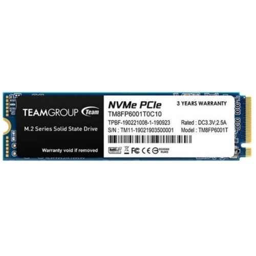 SSD TEAMGROUP MP33 M.2 1TB PCIe 3.0 NVMe TM8FP6001T0C101