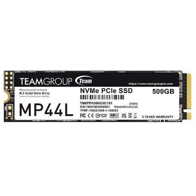 Unidad de Estado Sólido TEAMGROUP MP44L - M.2 - 500GB - PCI-E 4.0 - TM8FPK500G0C101