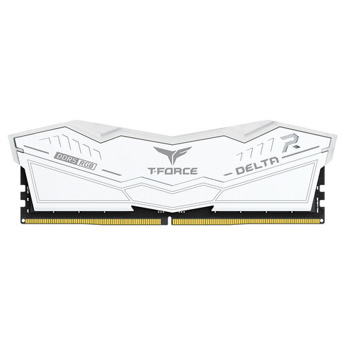 Memoria RAM TEAMGROUP T-Force Delta RGB DDR5 32GB 5200MHz Blanco Modelo FF4D532G5200HC40C01