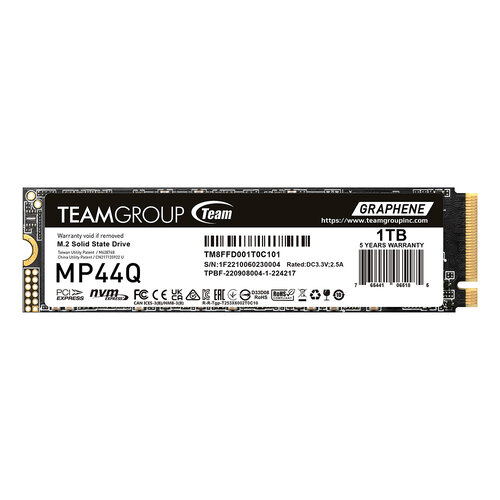 SSD TEAMGROUP MP44Q M.2 1TB PCIe 4.0 NVMe TM8FFD001T0C101