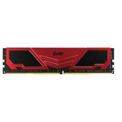 Memoria RAM TEAMGROUP Elite Plus - DDR4 - 8GB - 3200MHz - DIMM - para PC - Rojo - TPRD48G3200HC2202