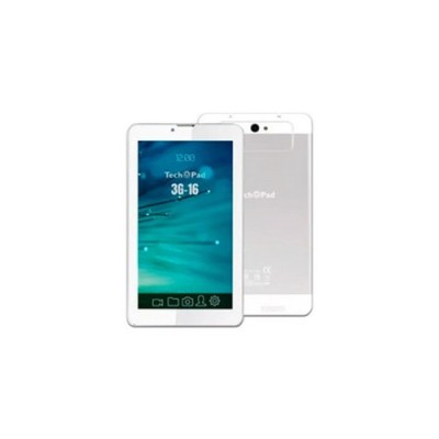 Tablet TechPad 3GR - 7" - Quad Core - 1GB - 16GB - Cámaras 0.3MP/2MP - Android - Blanco - 3GR BLANCA