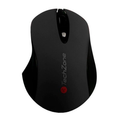 Mouse TechZone TZ16MOU01 - Inalámbrico - 800 / 1600 Dpi - Negro - TZ16MOU01-INA