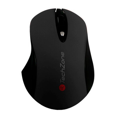 Mouse TechZone Inalámbrico 1600 DPI Ergonómico Modelo TZ16MOU01-INA