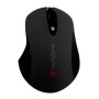 Mouse TechZone TZ16MOU01 - Inalámbrico - 800 / 1600 Dpi - Negro - TZ16MOU01-INA