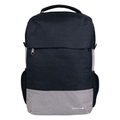 Mochila TechZone Strong Grey - 15.6" - Gris con Negro - TZ21LBP07-G