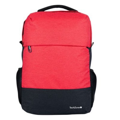 Mochila TechZone Strong Orange- 15.6" - Negro con Naranja - TZ21LBP07-N