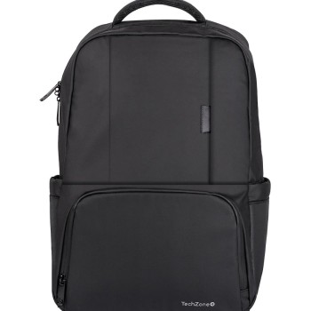 Mochila TechZone Wanted 16 Pulgadas Urbana Unisex Negra TZLBP05