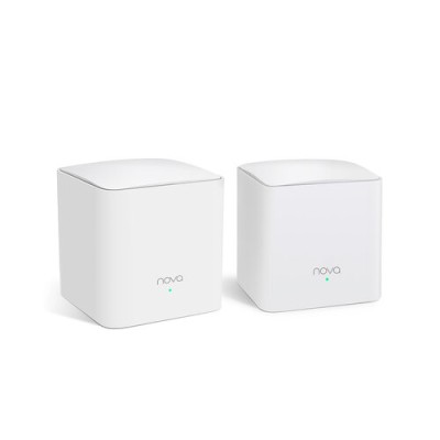 Router Tenda NOVA MW5G - 2.4/5GHz - 300/867Mbps - 2x RJ-45 - 2 Antenas - 2 Piezas - MW5G (2-PACK)