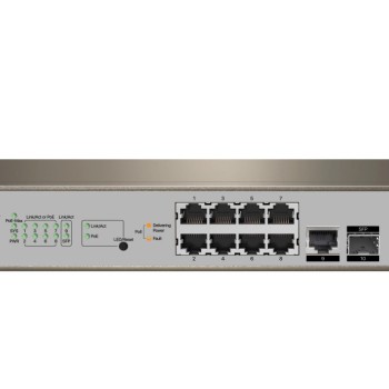 Switch IPCom Pro-S8-150W - Gigabit Ethernet - 8 Puertos PoE - 1 Puertos SFP - Gestionado - PRO-S8-150W Switch IPCom Pro-S8-150W - Gigabit Ethernet - 8 Puertos PoE - 1 Puertos SFP - Gestionado - PRO-S8-150W