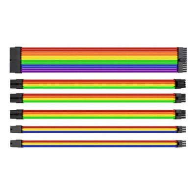 Kit de Extensión Thermaltake TtMod Sleeve - Rainbow - AC-049-CNONAN-A1 Kit de Extensión Thermaltake TtMod Sleeve - Rainbow - AC-049-CNONAN-A1