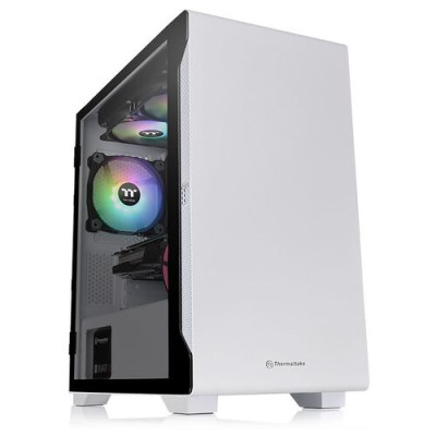 Gabinete Gamer Thermaltake S100 TG Snow Edition - Micro Torre - Micro ATX/Mini ITX - 1 Ventilador - Panel Lateral - Blanco - CA-1Q9-00S6WN-00 Gabinete Gamer Thermaltake S100 TG Snow Edition - Micro Torre - Micro ATX/Mini ITX - 1 Ventilador - Panel Lateral - Blanco - CA-1Q9-00S6WN-00