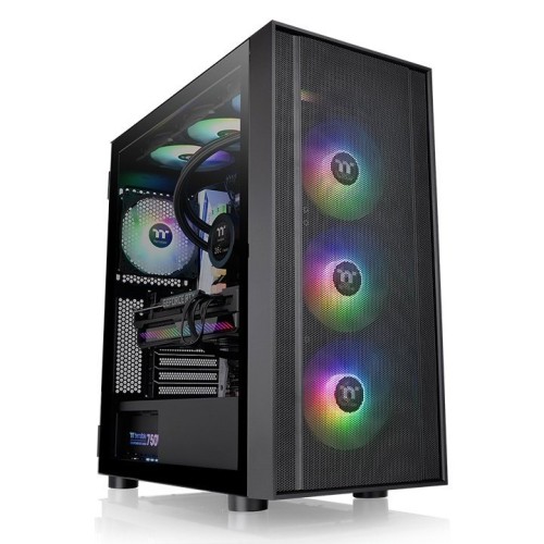 Gabinete Gamer Thermaltake H570 TG - Media Torre con Panel Lateral de Vidrio - Compatible E-ATX/ATX - Modelo CA-1T9-00M1WN-00 Gabinete Gamer Thermaltake H570 TG - Media Torre con Panel Lateral de Vidrio - Compatible E-ATX/ATX - Modelo CA-1T9-00M1WN-00