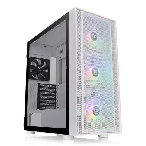 Gabinete Gamer Thermaltake H570 TG Snow - Media Torre Blanco con 3 Ventiladores y Panel Lateral de Vidrio - Modelo CA-1T9-00M6WN-00 Gabinete Gamer Thermaltake H570 TG Snow - Media Torre Blanco con 3 Ventiladores y Panel Lateral de Vidrio - Modelo CA-1T9-00M6WN-00