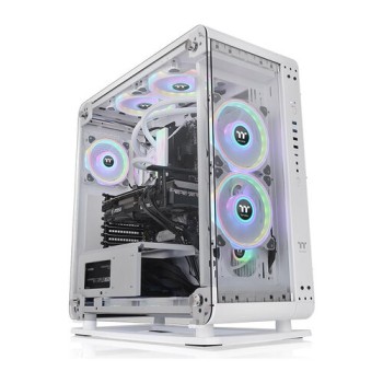 Gabinete Gamer Thermaltake Core P6 TG Snow - Media Torre - ATX/Micro ATX/Mini-ITX - Panel Lateral - CA-1V2-00M6WN-00
