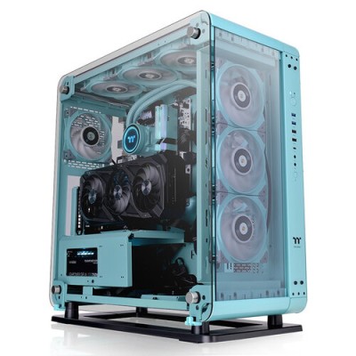 Gabinete Gamer Thermaltake Core P6 - Media Torre - ATX/Mini-ITX/Micro-ATX - Panel Lateral - Turquesa - CA-1V2-00MBWN-00 Gabinete Gamer Thermaltake Core P6 - Media Torre - ATX/Mini-ITX/Micro-ATX - Panel Lateral - Turquesa - CA-1V2-00MBWN-00