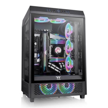 Gabinete Gamer Thermaltake The Tower 500 - Semi Torre - ATX/EATX/Micro ATX/Mini-ITX - 2 Ventiladores - Panel Lateral - CA-1X1-00M1WN-00
