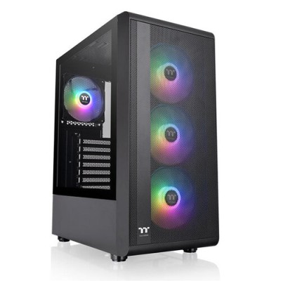 Gabinete Gamer Thermaltake S200 Plus TG ARGB - Media Torre - ATX/Micro ATX/Mini ITX - 4 Ventiladores - Panel Lateral - CA-1X2-00M1WN-01 Gabinete Gamer Thermaltake S200 Plus TG ARGB - Media Torre - ATX/Micro ATX/Mini ITX - 4 Ventiladores - Panel Lateral - CA-1X2-00M1WN-01