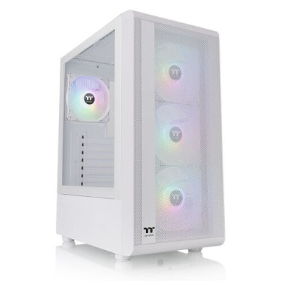 Gabinete Gamer Thermaltake S200 Plus TG ARGB Snow - Media Torre - ATX/Micro ATX/Mini ITX - 4 Ventiladores - Panel Lateral - Blanco - CA-1X2-00M6WN-01 Gabinete Gamer Thermaltake S200 Plus TG ARGB Snow - Media Torre - ATX/Micro ATX/Mini ITX - 4 Ventiladores - Panel Lateral - Blanco - CA-1X2-00M6WN-01