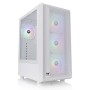 Gabinete Gamer Thermaltake S200 Plus TG ARGB Snow - Media Torre - ATX/Micro ATX/Mini ITX - 4 Ventiladores - Panel Lateral - Blanco - CA-1X2-00M6WN-01